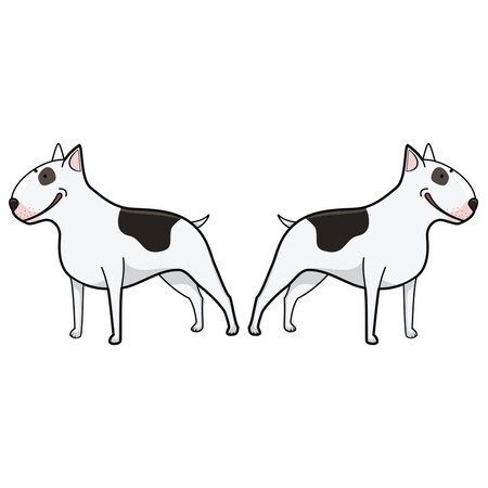 Signmission Bull Terrier Dog Decal, Dog Lover Decor Vinyl Sticker D-24-Bull Terrier